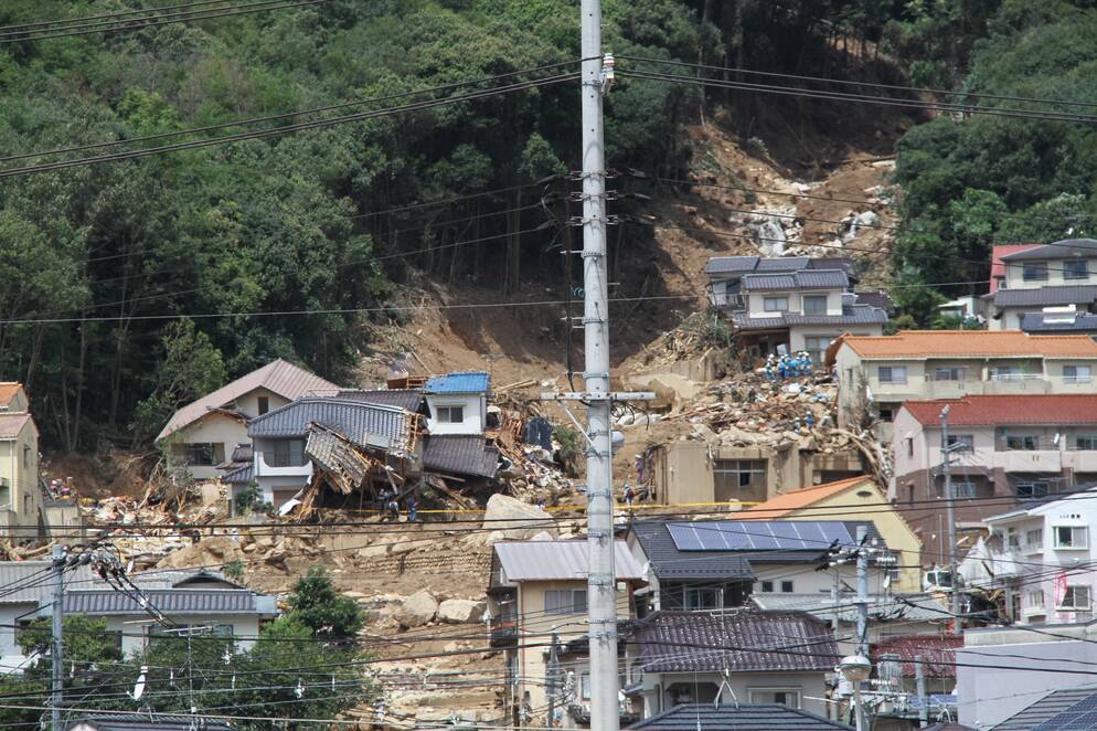 フンザ渓谷地すべり災害